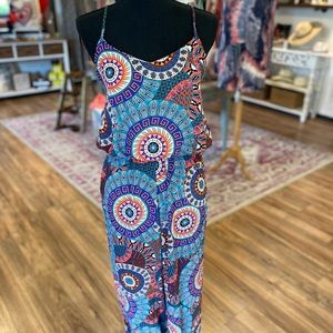 Fun print jumpsuit